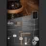 Электрическая печь SAWO NORDEX NR-80Ni2-Z (8,0 кВт, выносной пульт, внутри оцинковка, снаружи нержавейка)
